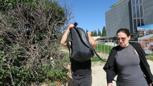 Timothy Van Eyle said his victim was a “liar” and maintained his innocence as he left the ACT Magistrates Court. Picture: Craig Dunlop.