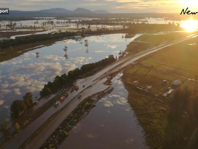 Incredible Drone Footage Shows NSW Flooding
