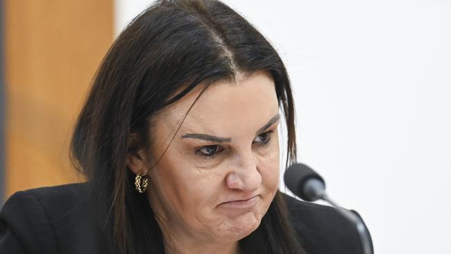 CANBERRA, Australia - NewsWire Photos - September 13, 2024: Senator Jacqui Lambie during a Senate Committee at Parliament House in Canberra, days after the damning Royal Commission Report into Defence and Veteran Suicide Picture: NewsWire / Martin Ollman