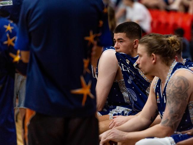 Ansett’s Freddy Webb thought about what he could achieve early this year, and he believes he is capable of playing in the NBL. Picture: Che Chorley