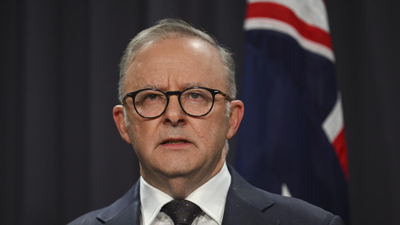 Prime Minister Anthony Albanese said Monday night’s incident was ‘disturbing’. Picture: NCA NewsWire / Martin Ollman