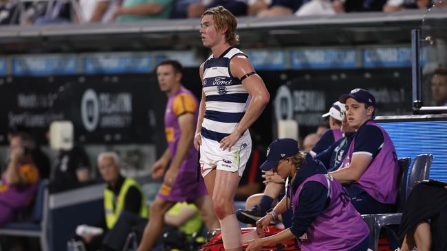 Chris Scott expects Tanner Bruhn to face the Crows. Picture: Darrian Traynor/Getty Images