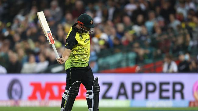 It’s time for Australia to make the hard choice to drop T20 skipper Aaron Finch. Picture: Getty Images.