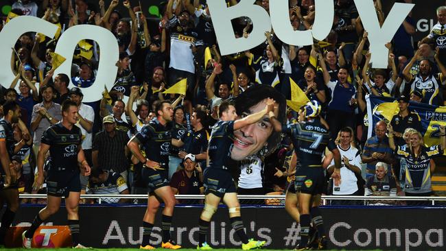 The Cowboys and Broncos played a ripping finals clash in Townsville. Picture: Zak Simmonds