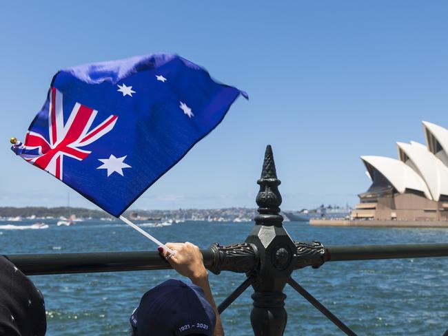 Australia Day 2022 in Sydney Harbour. Photo: Anna Warr