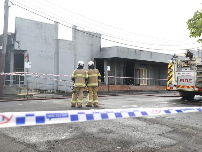 The Adass Israel Synagogue was firebombed in the early hours of Friday morning. Picture: Andrew Henshaw