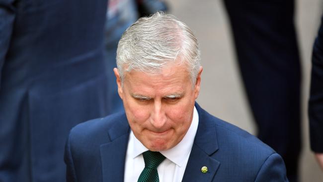 Nationals leader Michael McCormack in Canberra on Monday. Picture: AAP