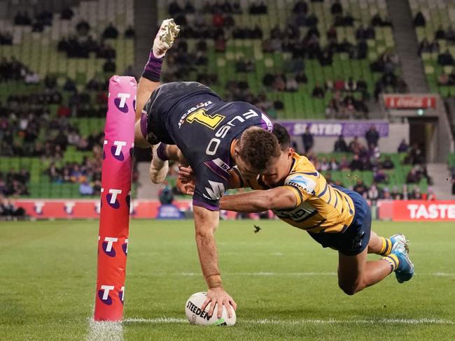 With the fullback job seemingly locked in, Ryan Papenhuyzen makes an almost irresistible case for SuperCoach selection. Picture: AAP Image/Scott Barbour