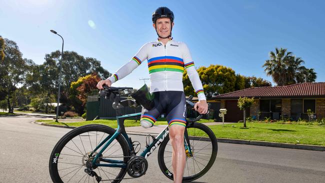 Para cyclist Darren Hicks will have to wait another year for the Tokyo Games. Picture: Brenton Edwards