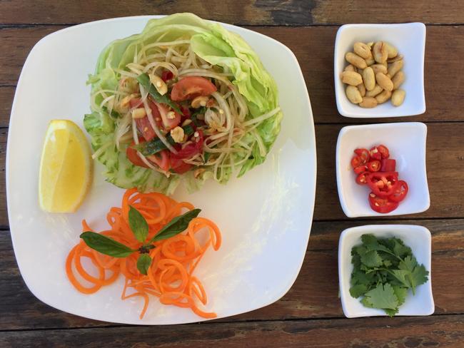 EAT STREET + Kirribilli - Bangkok Sidewalk - papaya salad, photo - Jenifer Jagielski