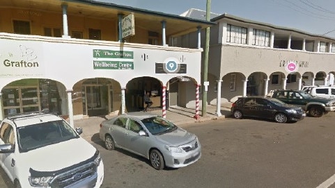 Clarence Valley Council staff recommended nose in parking outside the Grafton Hotel.