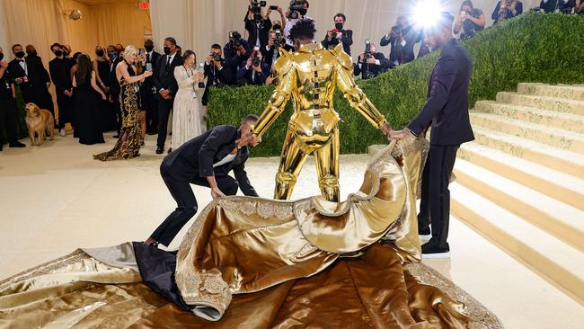 The 2021 Met Gala Celebrating In America: A Lexicon Of Fashion - Arrivals