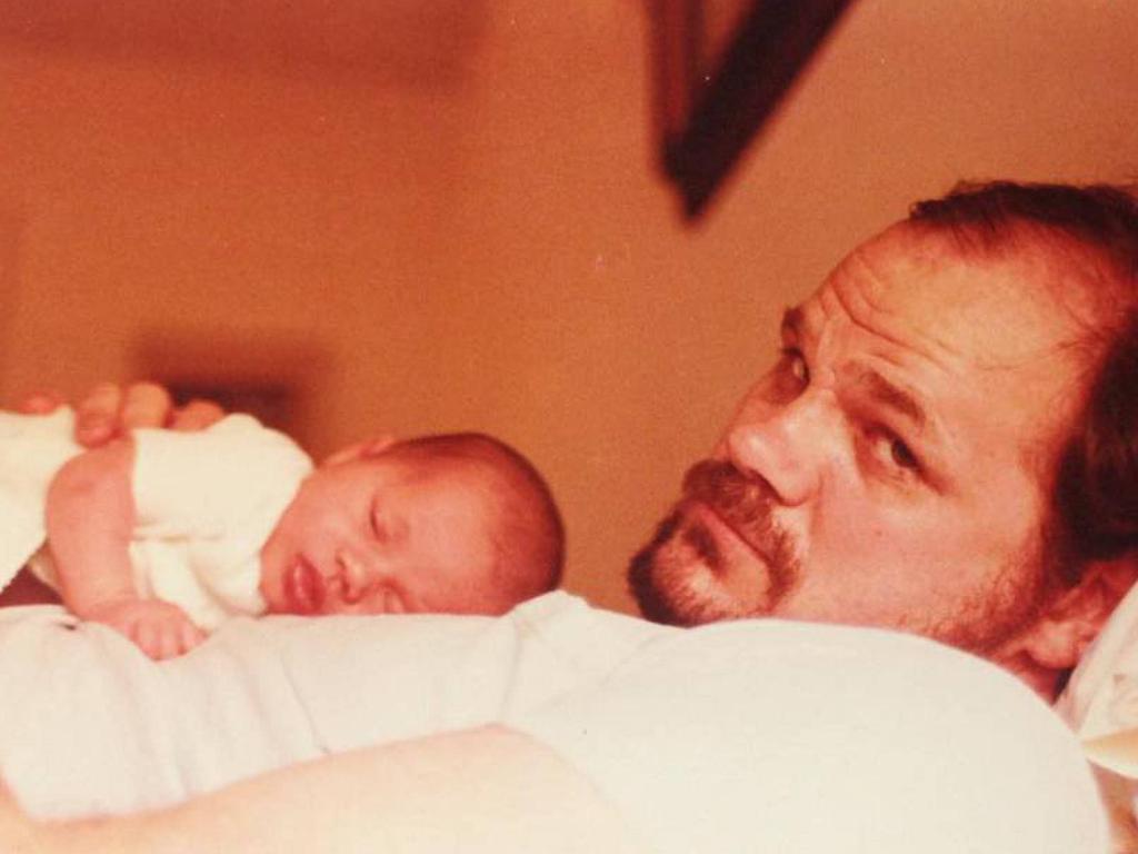 Thomas Markle with baby Meghan. Picture: Meghan Markle/Instagram