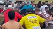 Rugby league officials and police are set to investigate a shocking brawl that spilled into a carpark at an A Grade game on Sunday. No one has been charged.