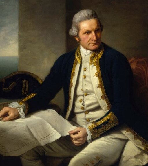 Captain James Cook looks none too please about a hotel’s decision to drop his moniker.