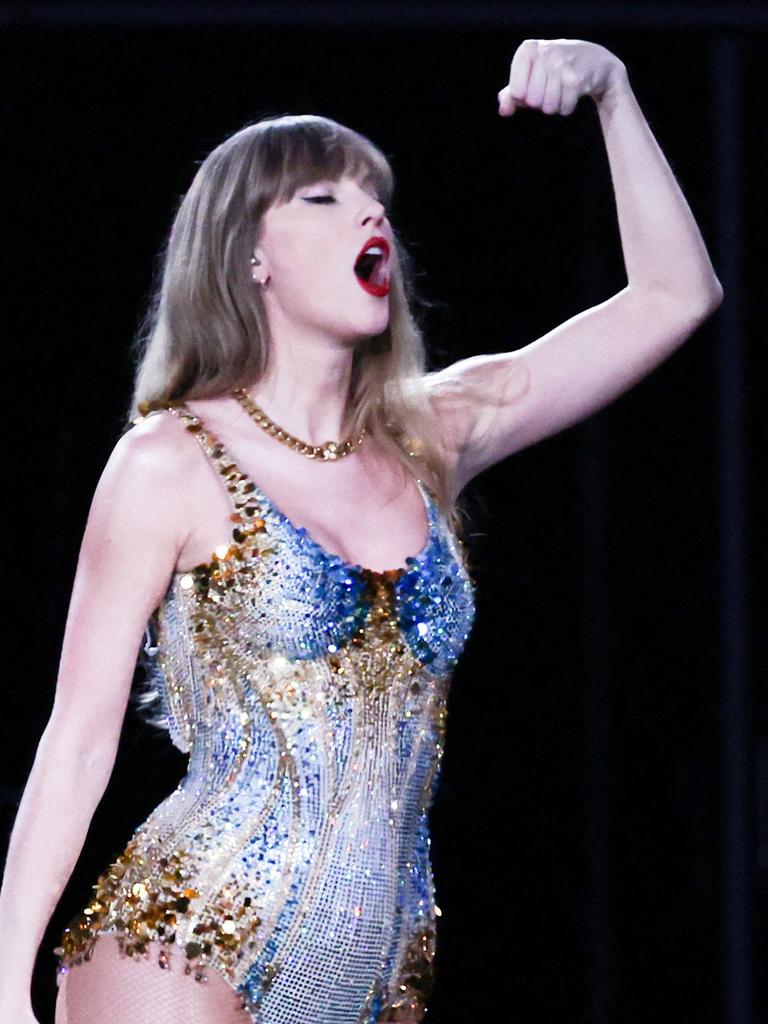Taylor Swift: “Not important,” according to Courtney Love. Picture: AFP