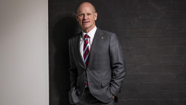 Campbell Newman has accused the Coalition of abandoning its principles in federal and state politics across the nation. Picture Mark Cranitch.