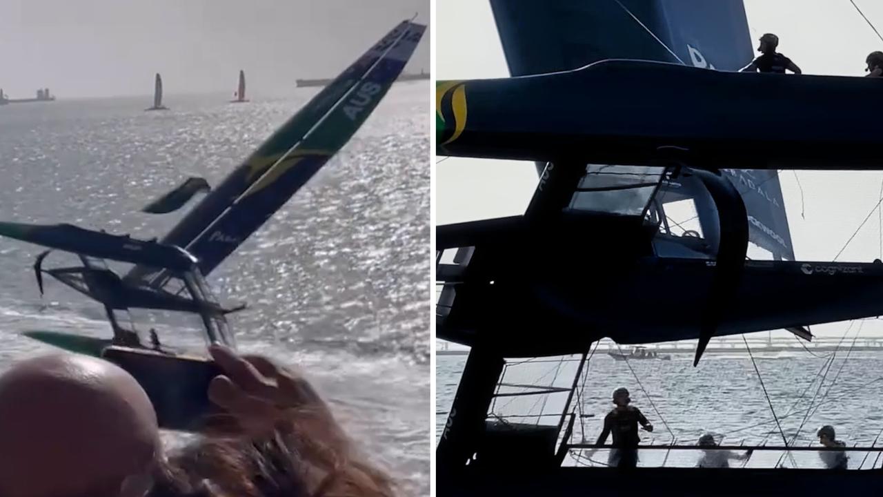 The Flying Roo came close to disaster in a scary SailGP moment.