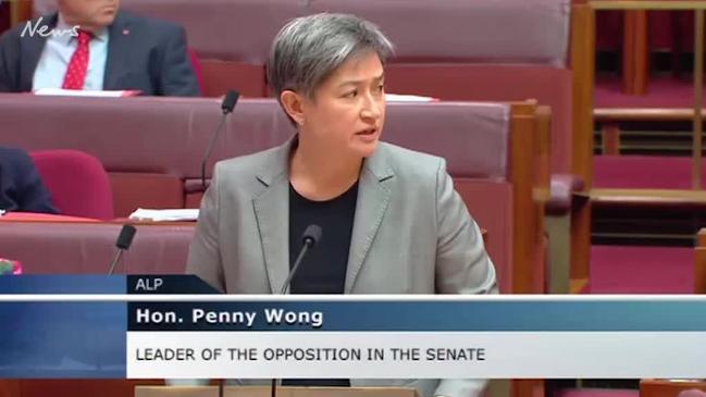 Penny Wong defends Katy Gallagher