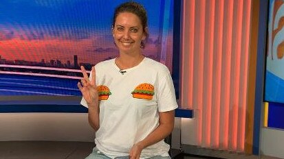 Brooke Boney joins the Today show desk in 2019. Picture: Instagram