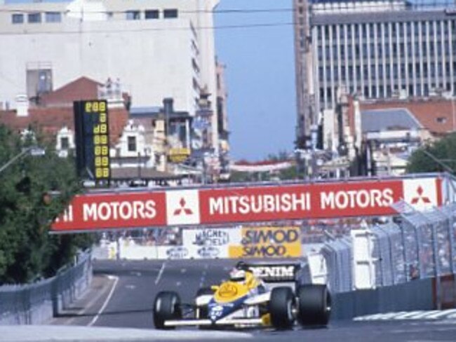 Finnish driver Keke Rosberg wins the 1985 Australian Grand Prix in Adelaide, the first held in SA.