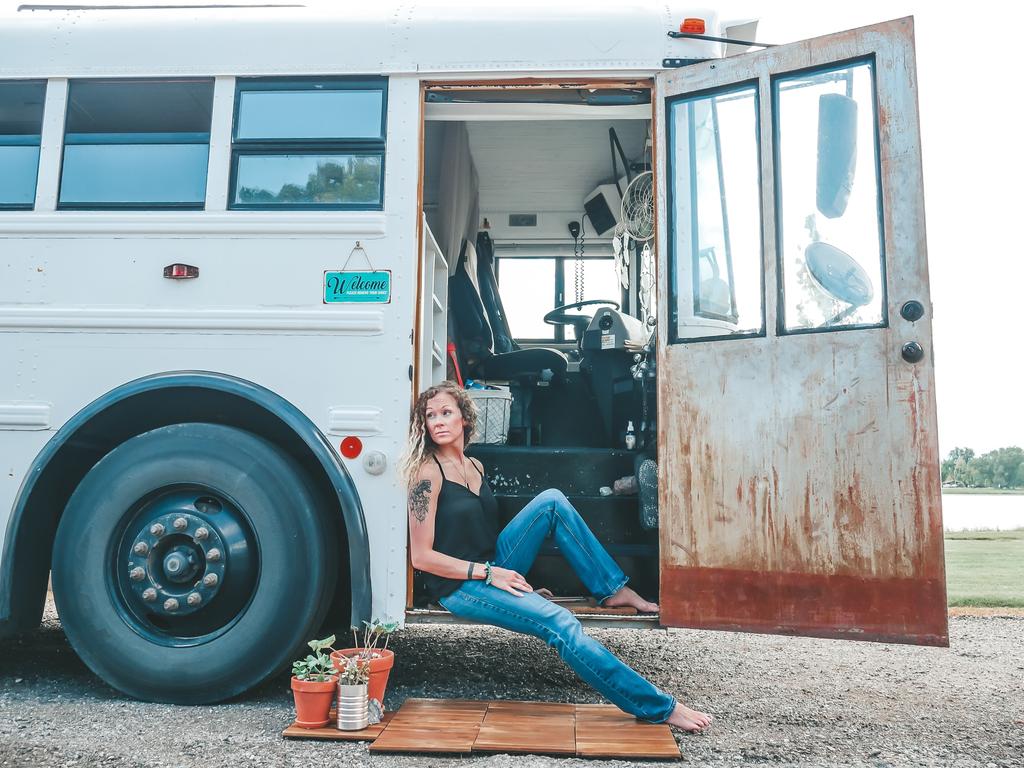 The McVays bought the bus from a local vendor. Picture: MDWfeatures/Tawny McVay