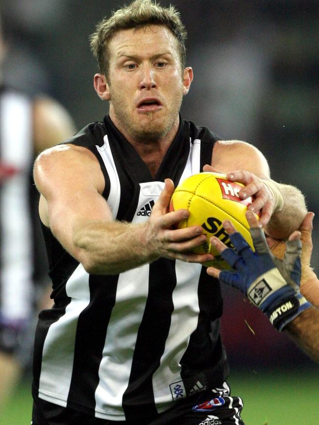 Chad Morrison played 21 games for Collingwood after crossing from the West Coast.