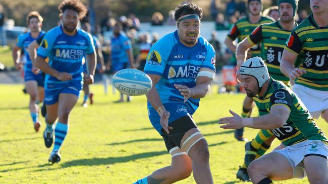 Two Blues player Tevita Vea in action against Gordon last season.