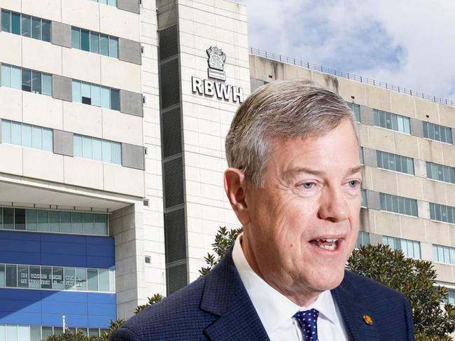 Health Minister Tim Nicholls has sidestepped questions about overcrowding at Queensland's largest hospital.