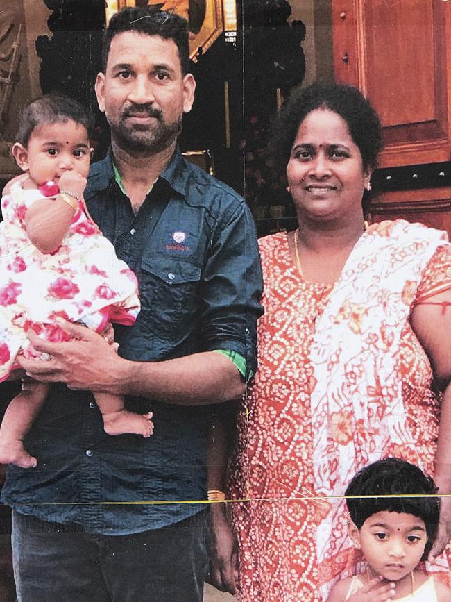 Priya and Nadesalingam and their two Australian-born children.