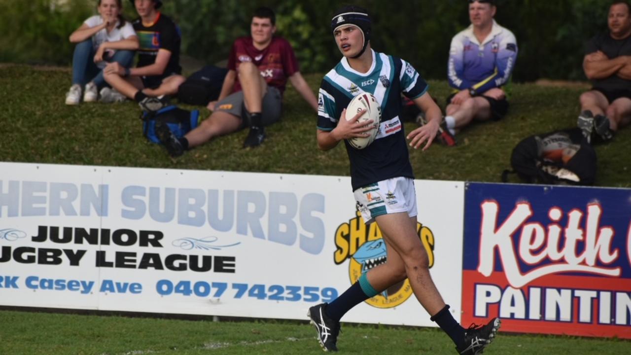 Mercy College v Mackay SHS, round one of the Cowboys Challenge 2021. Hunter Harris. Picture: Matthew Forrest