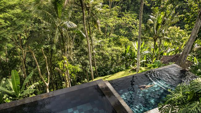 A suite pool at COMO Shambhala Estate.