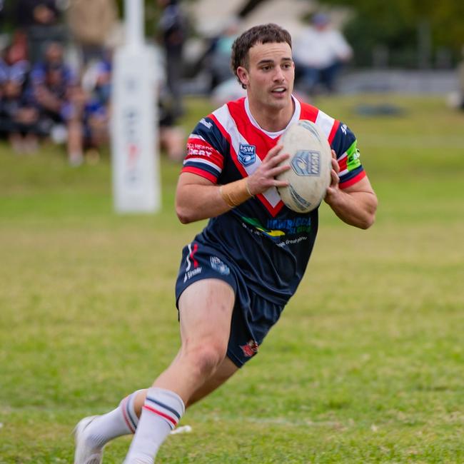 Logan Jones crossed for a try in the 14-point win. Picture: Nambucca Heads Roosters RLFC