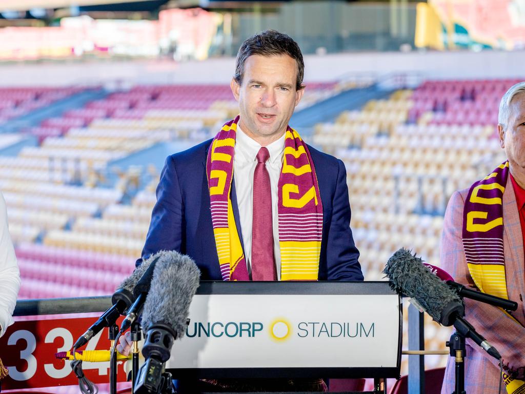 Broncos CEO Dave Donaghy has rejected plans to take the Broncos to the USA. Picture: Richard Walker