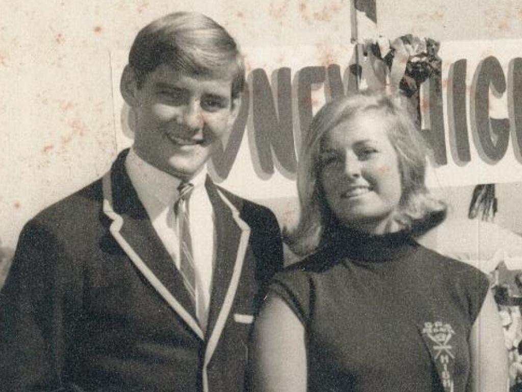 Chris Dawson and Lynette Dawson in 1966. Picture: Supplied.