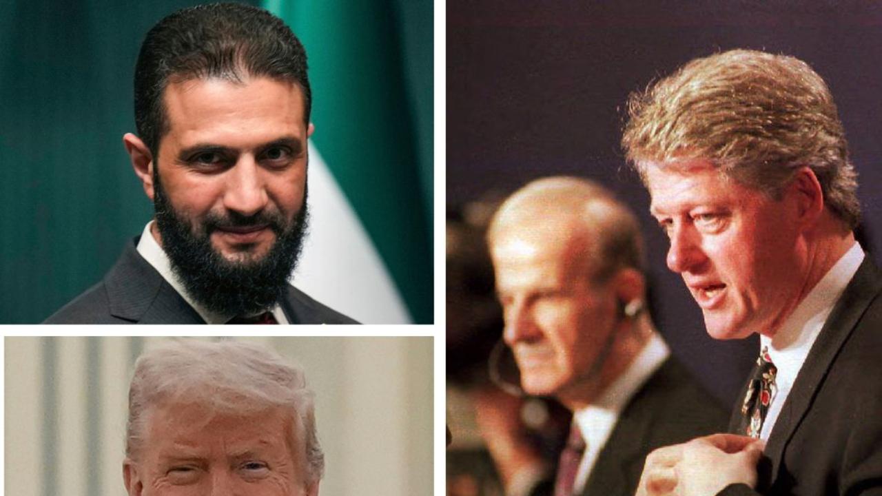 Trump meets war-torn leader in 25-year first