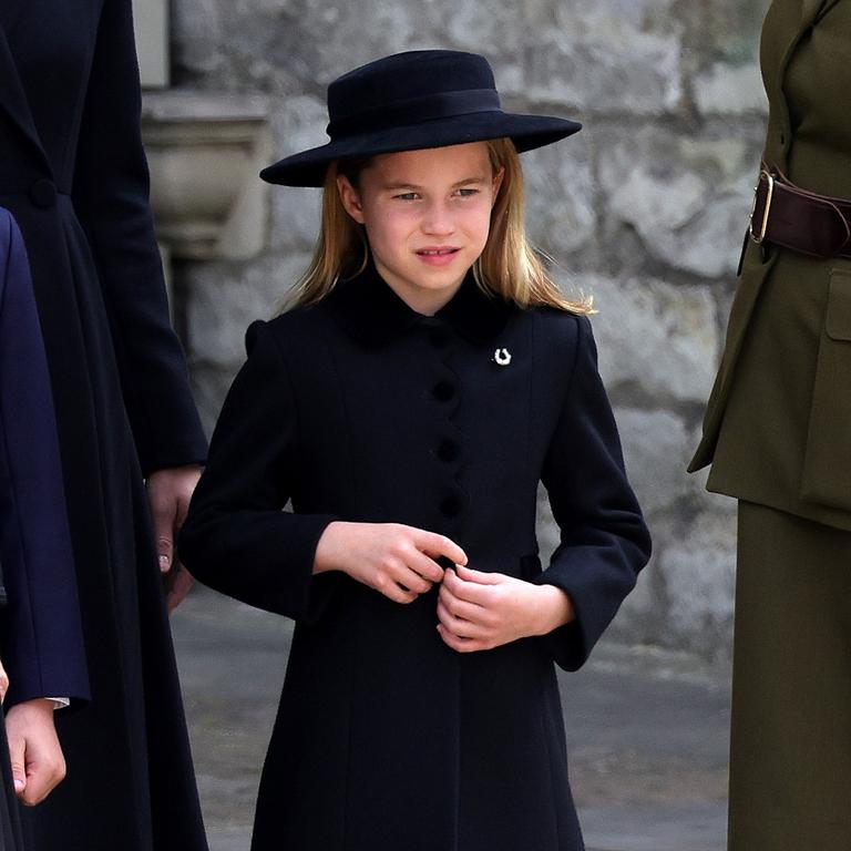 Princess Charlotte of Wales is seen during The State Funeral Of Queen Elizabeth II(Photo by Chris Jackson/Getty Images)