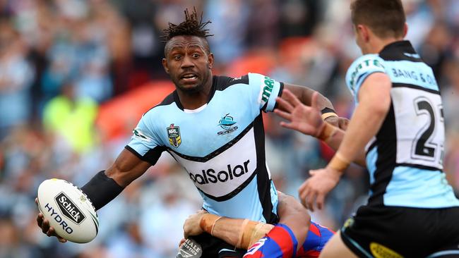 James Segeyaro has kept his NRL career alive. Picture: Cameron Spencer