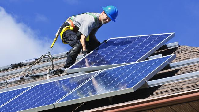 Install alternative energy photovoltaic solar panels on your roof.