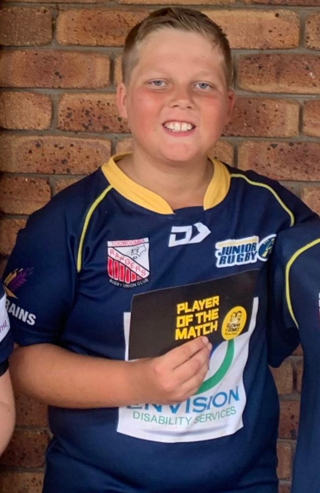 Toowoomba rugby union junior Banjo Bock