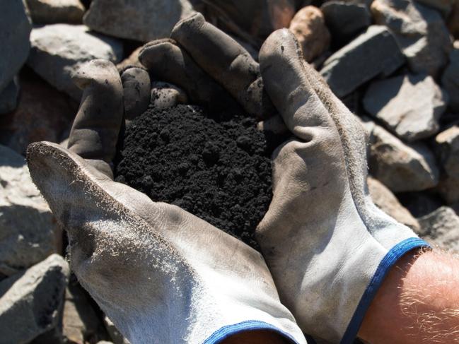 Magnetite iron ore concentrate produced by CITIC's Sino Iron operation in the Pilbara