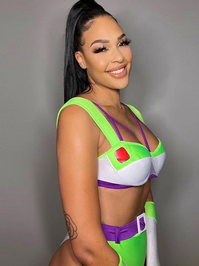 Liz Cambage’s Halloween costume. Photo: Instagram