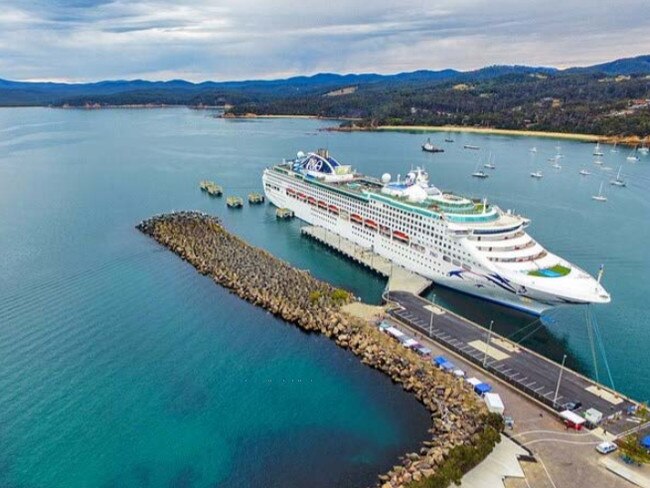 P&amp;O’s Pacific Explorer cruise ship. Picture: Port Authority of NSW