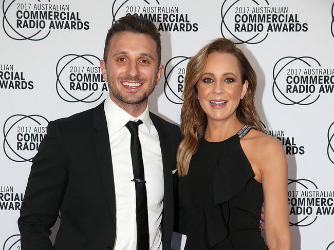 2DayFM’s drive duo Tommy Little and Carrie Bickmore … are they headed for the breakfast slot? Picture: Ian Currie