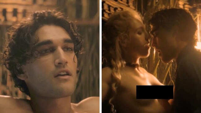 Aussie stars feature in racy sex scene on Dune: Prophecy