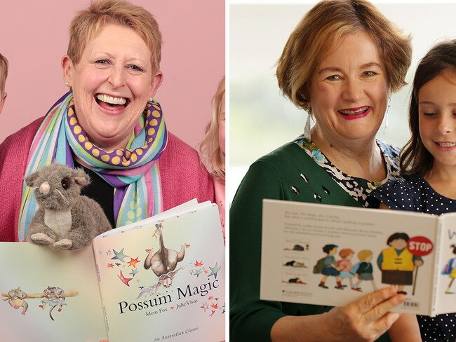 Authors Mem Fox and Jackie French.