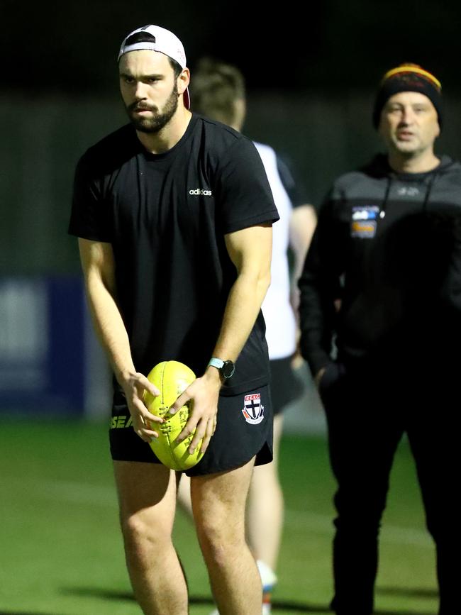 McCartin is always welcome at St Josephs. picture: Glenn Ferguson