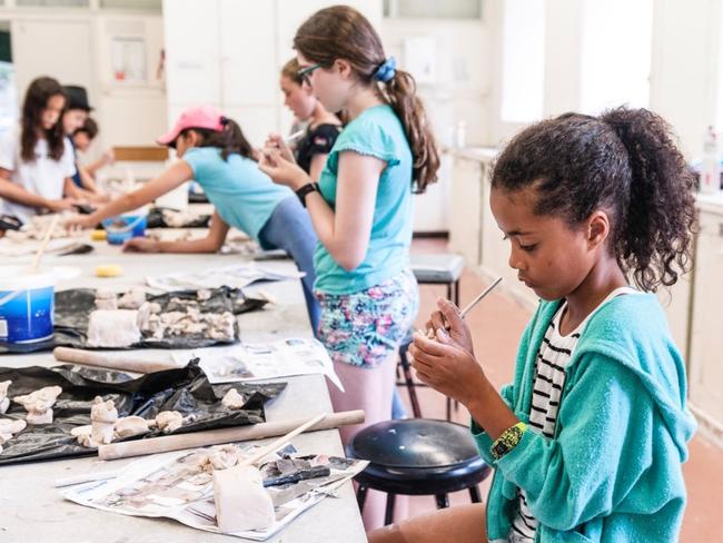 The National Art School is offering a wide range of classes for kids.