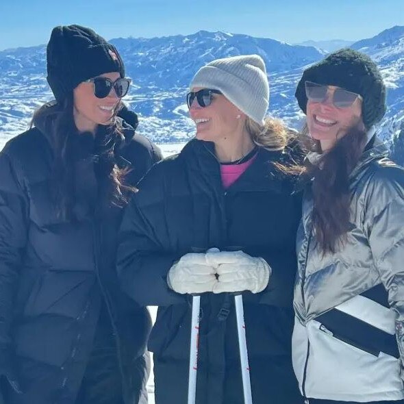 Earlier this month, the duchess jetted off to Utah for a 'perfect' ski trip with pals. Picture: Instagram