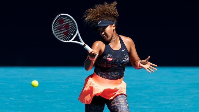 Naomi Osaka was too good for Serena Williams in the semi. Picture: Getty Images